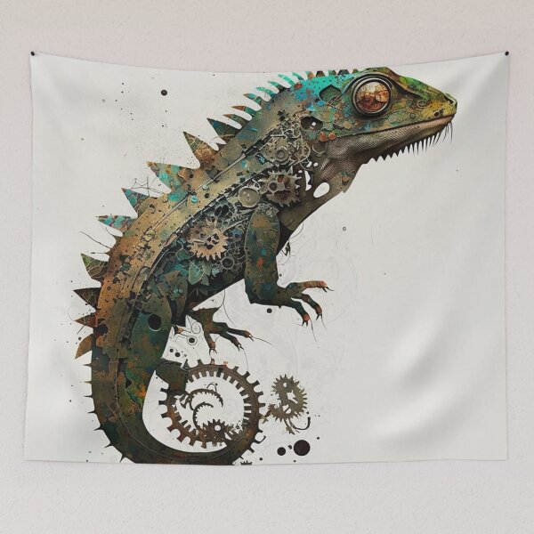 Item preview, Steampunk Animals - Mechanical Lizard #4 designed and sold by MindAsylum.