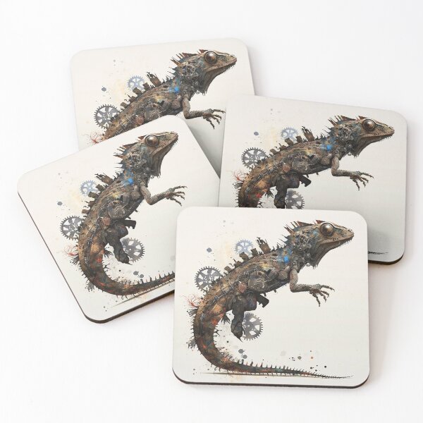 Item preview, Steampunk Animals - Mechanical Lizard #5 designed and sold by MindAsylum.