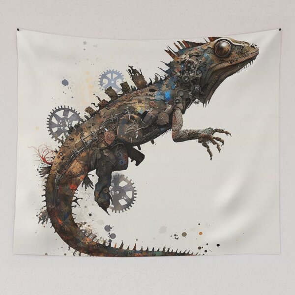 Item preview, Steampunk Animals - Mechanical Lizard #5 designed and sold by MindAsylum.