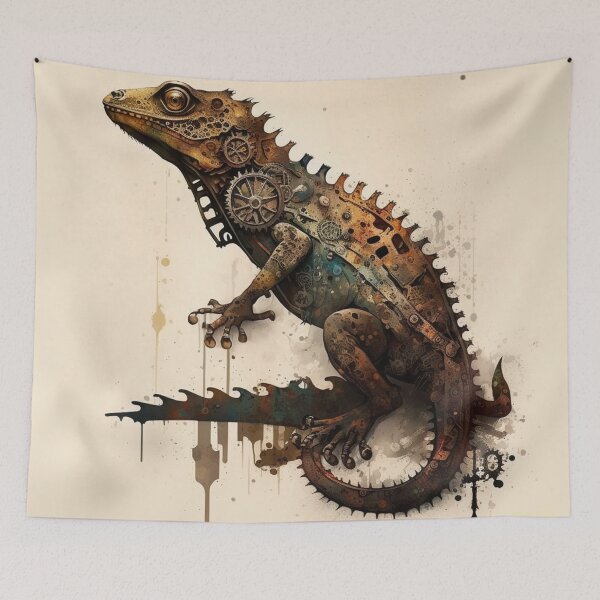 Item preview, Steampunk Animals - Mechanical Lizard #6 designed and sold by MindAsylum.