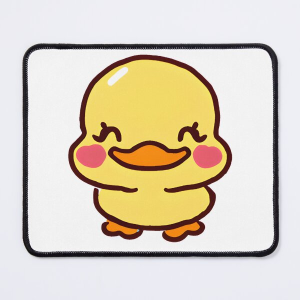 Item preview, Smiling, Funny, Happy Duck, Yellow Rubber Duck, Duck Sticker, Kawaii  designed and sold by 1FunLife.