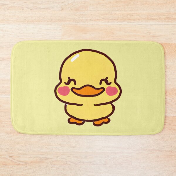 Item preview, Smiling, Funny, Happy Duck, Yellow Rubber Duck, Duck Sticker, Kawaii  designed and sold by 1FunLife.