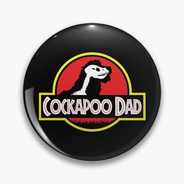 Item preview, (For Dark Background) Jurassic Cockapoo Dad designed and sold by More Cute Dogs.