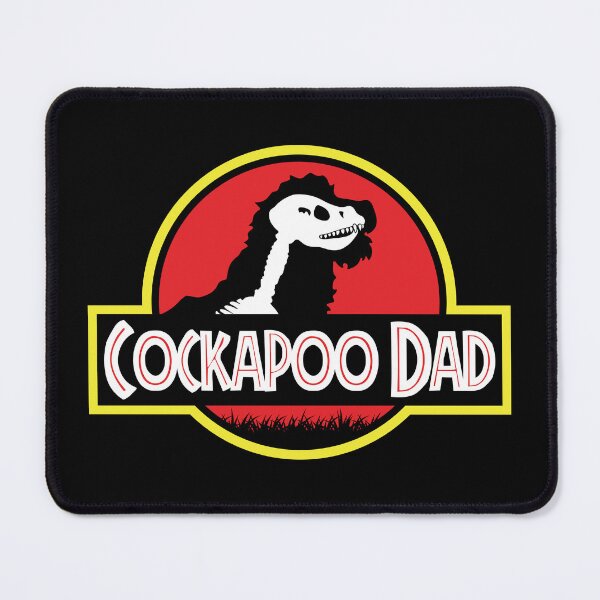 Item preview, (For Dark Background) Jurassic Cockapoo Dad designed and sold by More Cute Dogs.