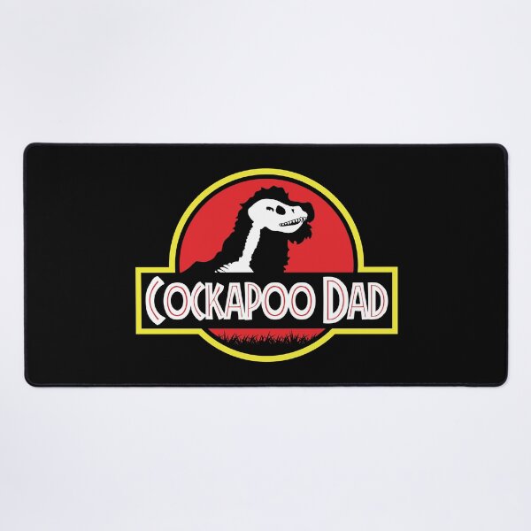 Item preview, (For Dark Background) Jurassic Cockapoo Dad designed and sold by More Cute Dogs.