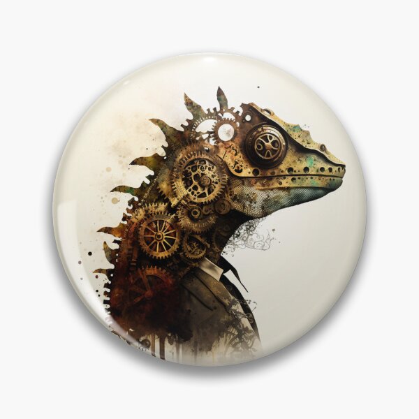 Item preview, Steampunk Animals - Mechanical Lizard #7 designed and sold by MindAsylum.