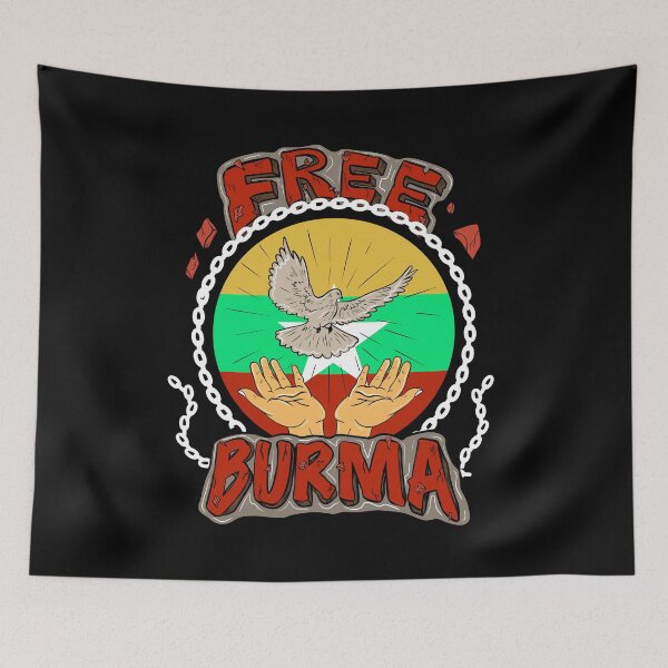 Item preview, Free Burma Digital Art. designed and sold by bennikaufmann.