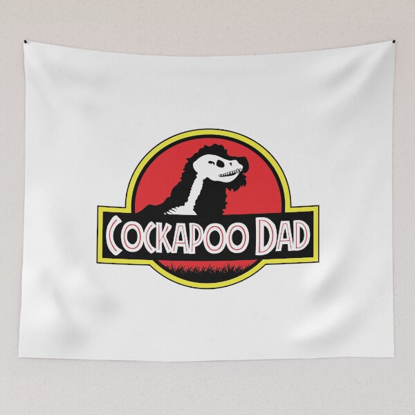 Item preview, (For Bright Background) Jurassic Cockapoo Dad designed and sold by More Cute Dogs.