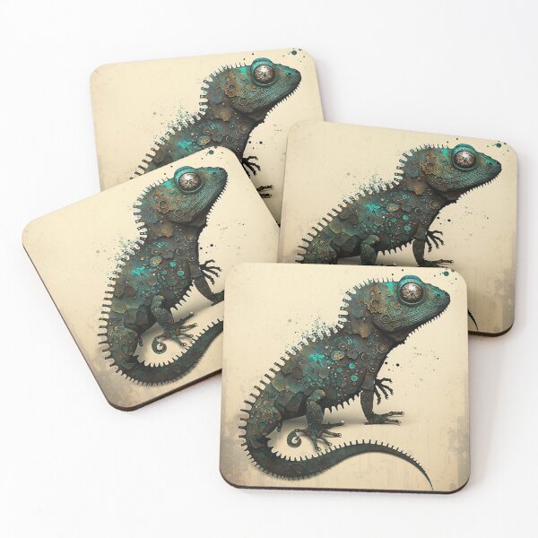 Item preview, Steampunk Animals - Mechanical Lizard #8 designed and sold by MindAsylum.