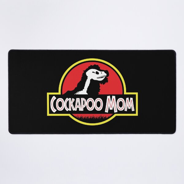 Artikelvorschau, (Für dunklen Hintergrund) Jurassic Cockapoo Mom entworfen und verkauft von More Cute Dogs.