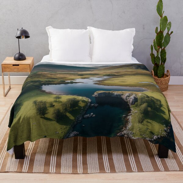Item preview, Ireland aerial Landscape portrait designed and sold by ArtsByAesthetic.