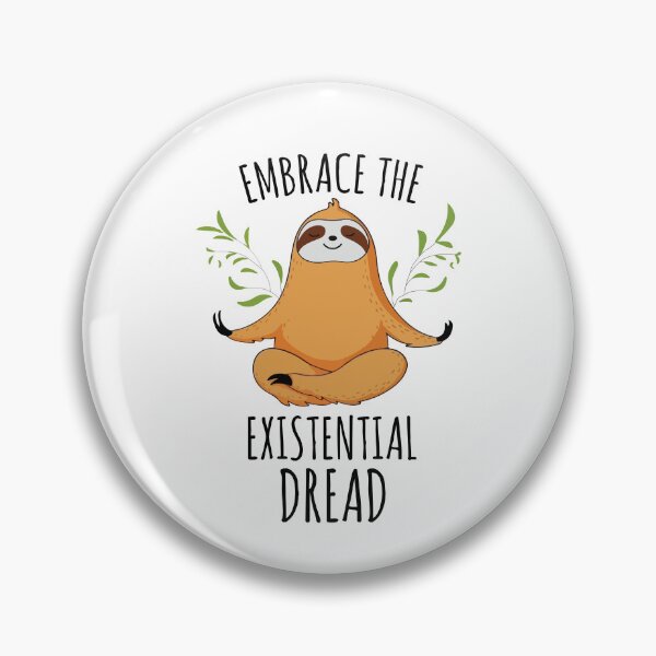 Item preview, embrace the existential dread designed and sold by stickersworld31.