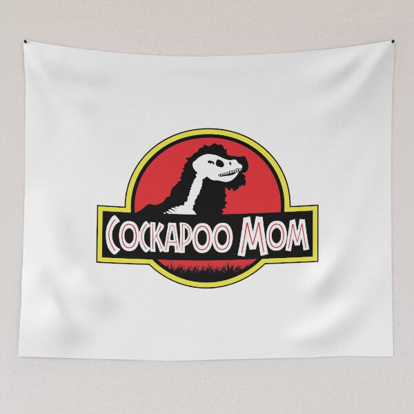 Item preview, (For Bright Background) Jurassic Cockapoo Mom designed and sold by More Cute Dogs.