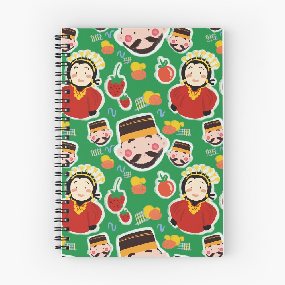 Item preview, Spiral Notebook designed and sold by chepattern09.