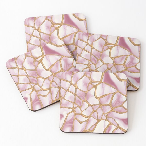 Item preview, pink and gold mable texture #10 designed and sold by Anastasias-Shop.