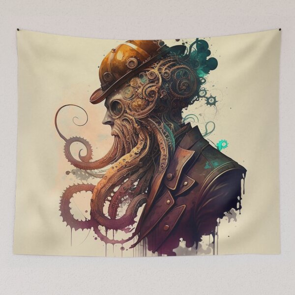 Item preview, Steampunk Animals - Mechanical Octopus #11 designed and sold by MindAsylum.
