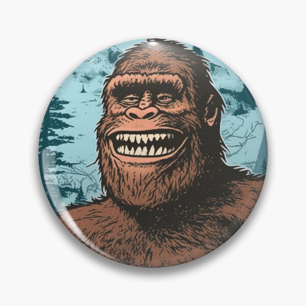 Item preview, Smiling Bigfoot designed and sold by CopperCity Dungeon.