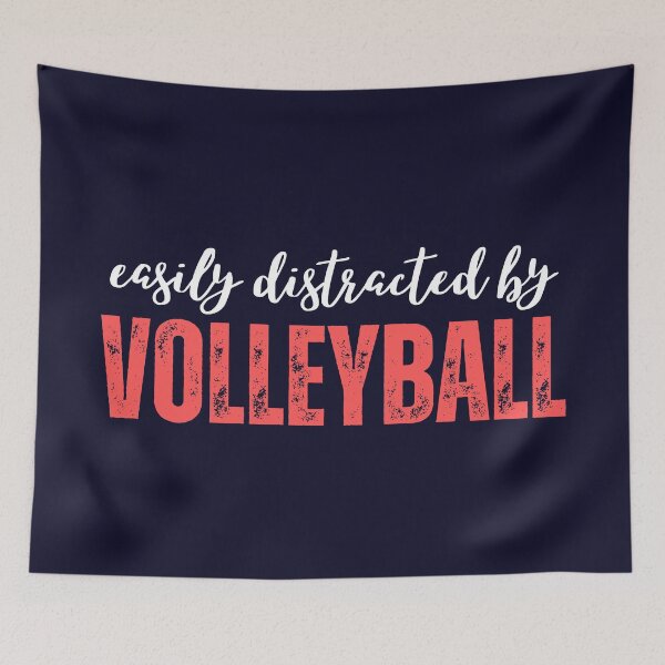 Item preview, Easily Distracted By Volleyball Mom designed and sold by SunfullyYours.