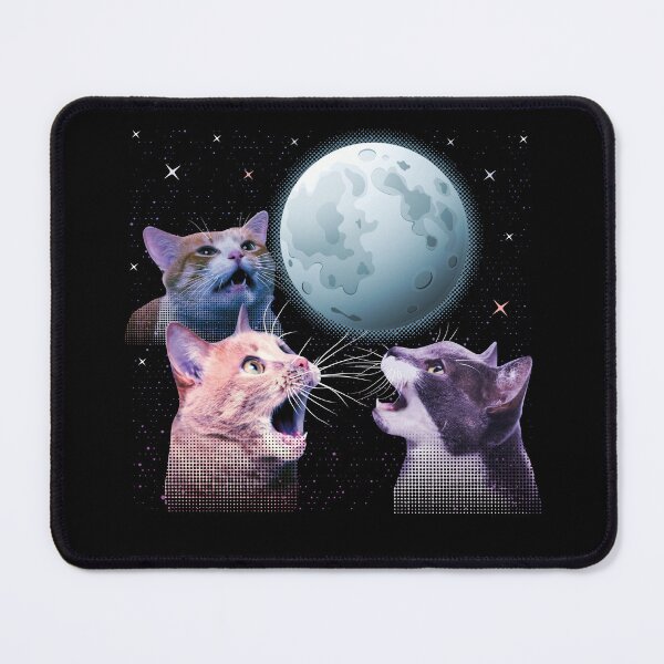 Item preview, Space Cats Moon Meowling Cat Lover Funny Gift designed and sold by alenaz.