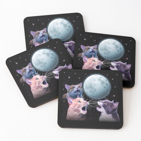 Item preview, Space Cats Moon Meowling Cat Lover Funny Gift designed and sold by alenaz.