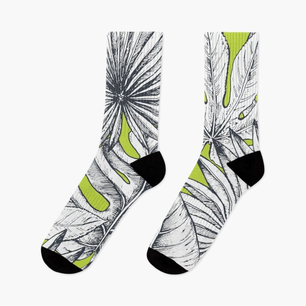 Item preview, Lemon green tropical palm leave plants paradise designed and sold by Ladies-Boutique.