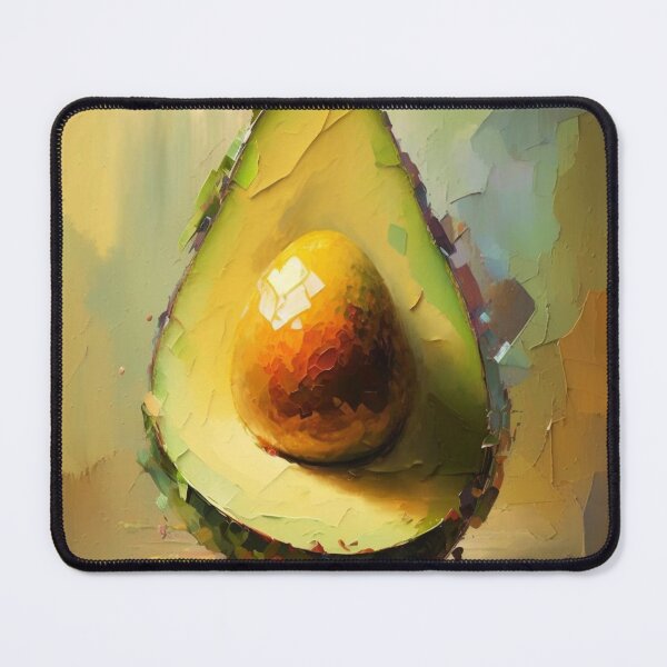 Item preview, The shape of avocado abstract oil painting creative designed and sold by tshirtistic.