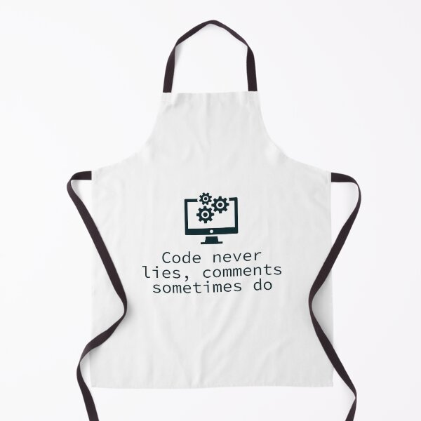 Item preview, Code never lies, comments sometimes do | Coding quote designed and sold by Sjekkieboem.