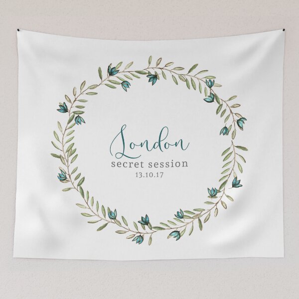 Item preview, London secret sessions floral wreath designed and sold by kararoberts.