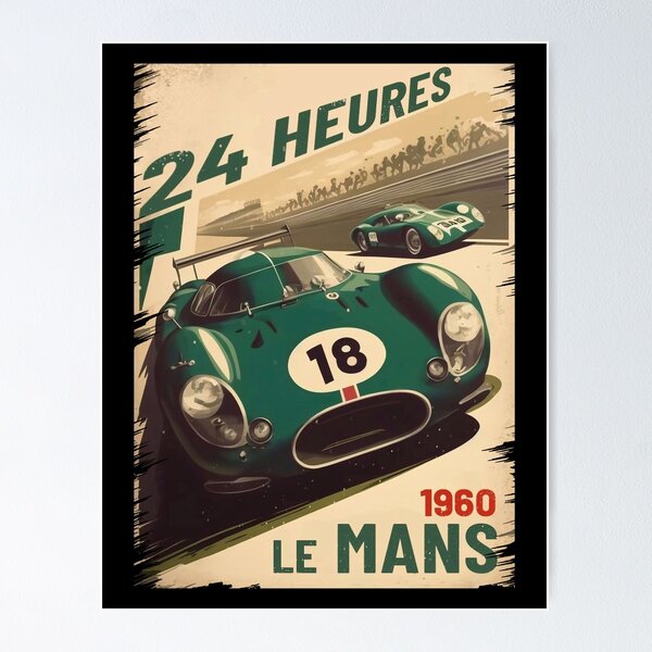 Item preview, Le Mans - motor racing from vintage posters designed and sold by gaviani.