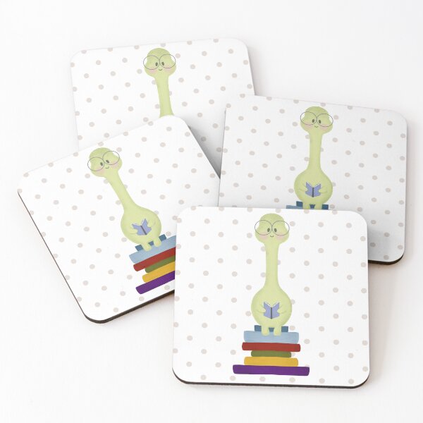 Item preview, Cute reading dinosaur designed and sold by Kimchi-style-.