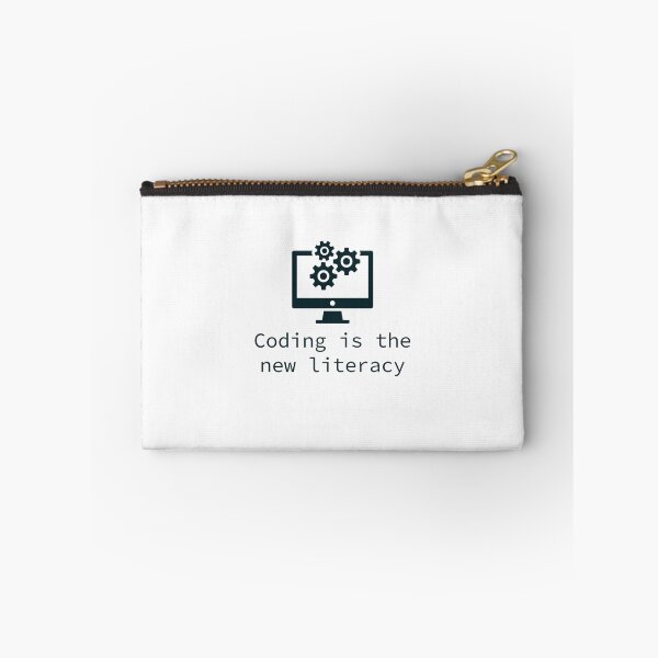 Item preview, Coding is the new literacy | Coding quote designed and sold by Sjekkieboem.