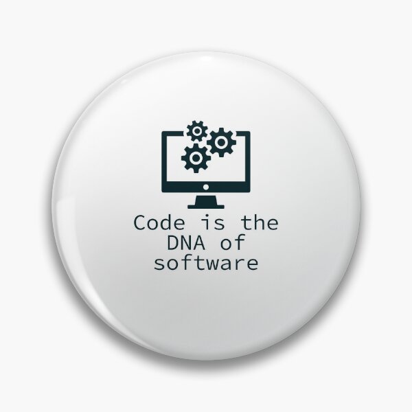 Item preview, Code is the DNA of software | Coding quote designed and sold by Sjekkieboem.