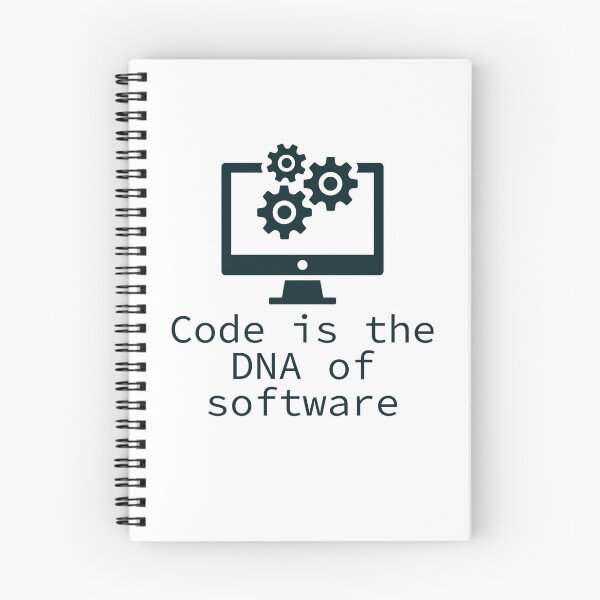 Item preview, Code is the DNA of software | Coding quote designed and sold by Sjekkieboem.
