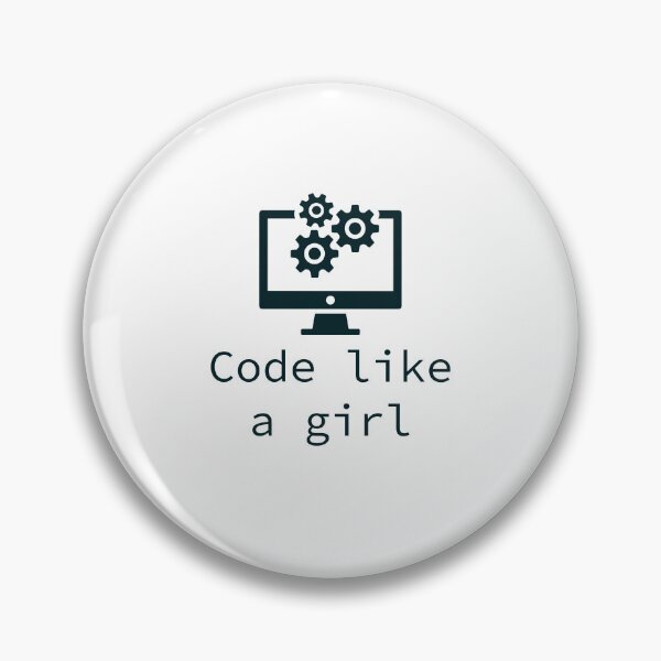 Item preview, Code like a girl | Coding quote designed and sold by Sjekkieboem.
