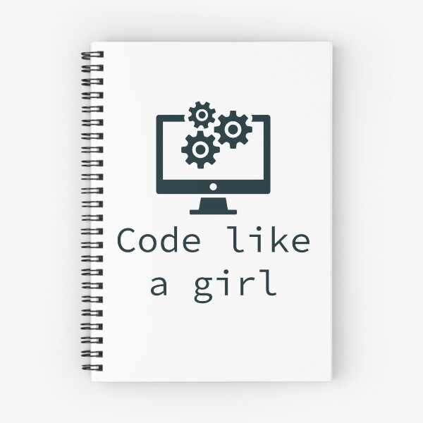 Item preview, Code like a girl | Coding quote designed and sold by Sjekkieboem.