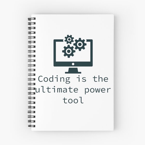 Item preview, Coding is the ultimate power tool | Coding quote designed and sold by Sjekkieboem.