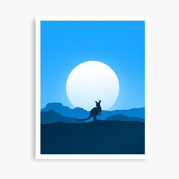 Item preview, Kangaroo Silhouette  art designed and sold by RB Graphics.