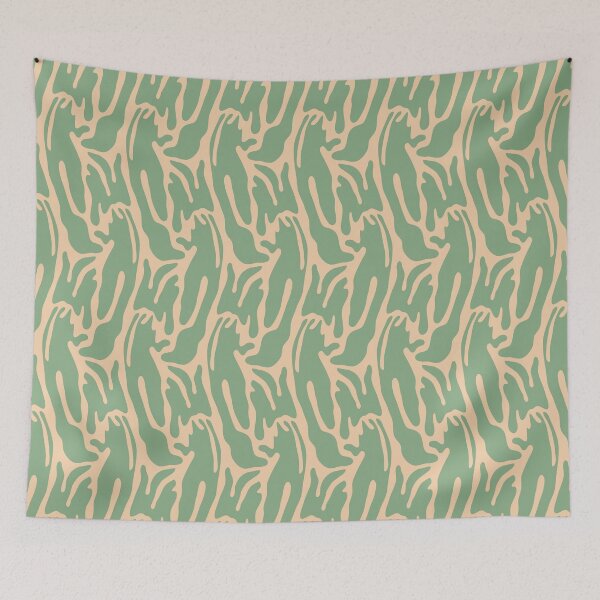 Item preview, Abstract fur in sage and beige designed and sold by Vektoria.