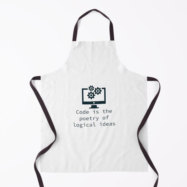 Item preview, Code is the poetry of logical ideas | Coding quote designed and sold by Sjekkieboem.