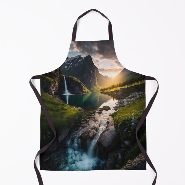 Item preview, Norway Landscape portrait designed and sold by ArtsByAesthetic.