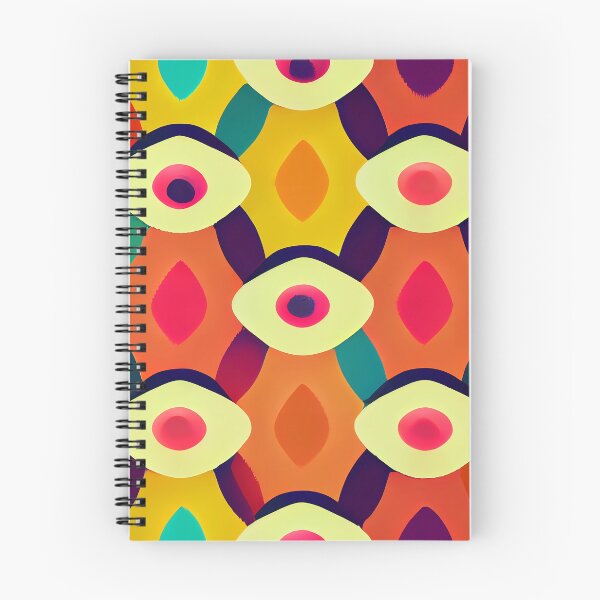 Item preview, Colorful pattern in retro colors designed and sold by HappyTrippy.