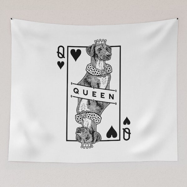 Item preview, Azawakh Queen Of Hearts Funny Dog Lover Pop Art designed and sold by GrandeDuc.