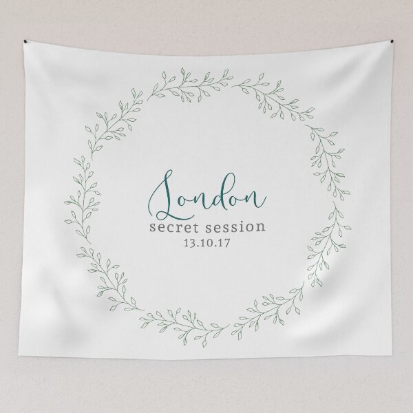 Item preview, London secret sessions - floral wreath designed and sold by kararoberts.