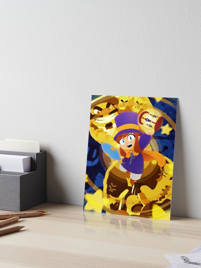 a hat in time video game art Art Print for Sale by mallaksobek