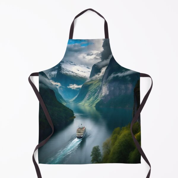 Item preview, Norway Landscape portrait designed and sold by ArtsByAesthetic.