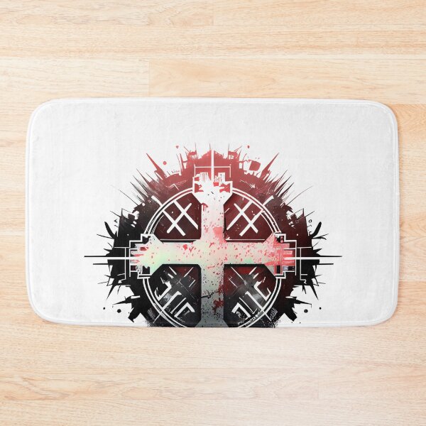 Item preview, Tribal Dark Gothic Cross with Red Tint designed and sold by ShadowAndSlate.