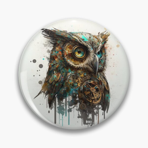 Item preview, Steampunk Animals - Mechanical Owl #2 designed and sold by MindAsylum.