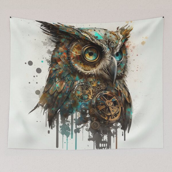 Item preview, Steampunk Animals - Mechanical Owl #2 designed and sold by MindAsylum.