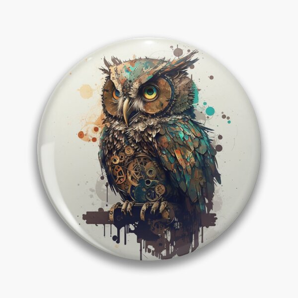 Item preview, Steampunk Animals - Mechanical Owl #3 designed and sold by MindAsylum.