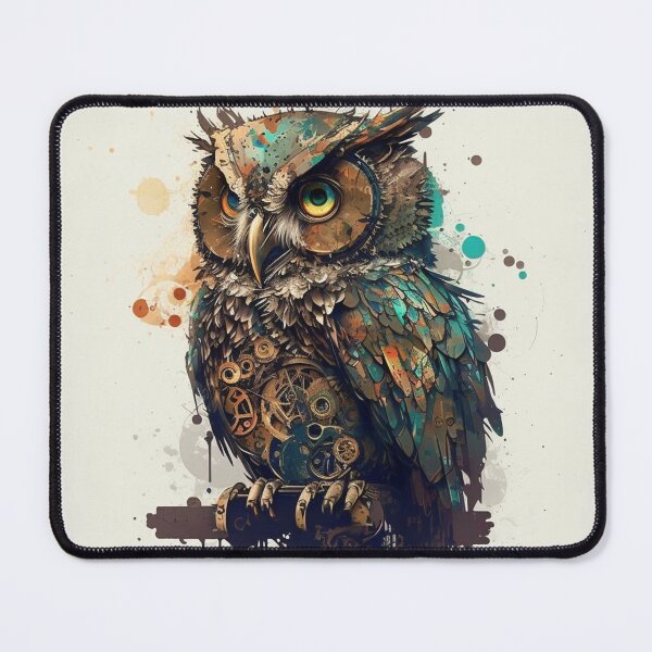 Item preview, Steampunk Animals - Mechanical Owl #3 designed and sold by MindAsylum.